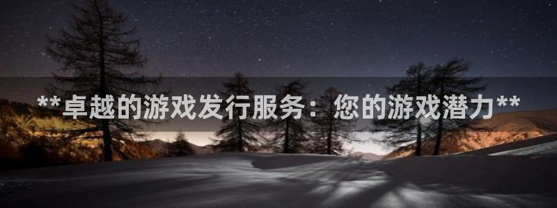 顺盈娱乐律7O777：**卓越的游戏发行服务：您的游戏潜力**