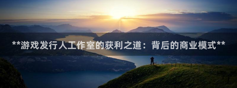 顺盈平台挂机：**游戏发行人工作室的获利之道：背后的商业模式**